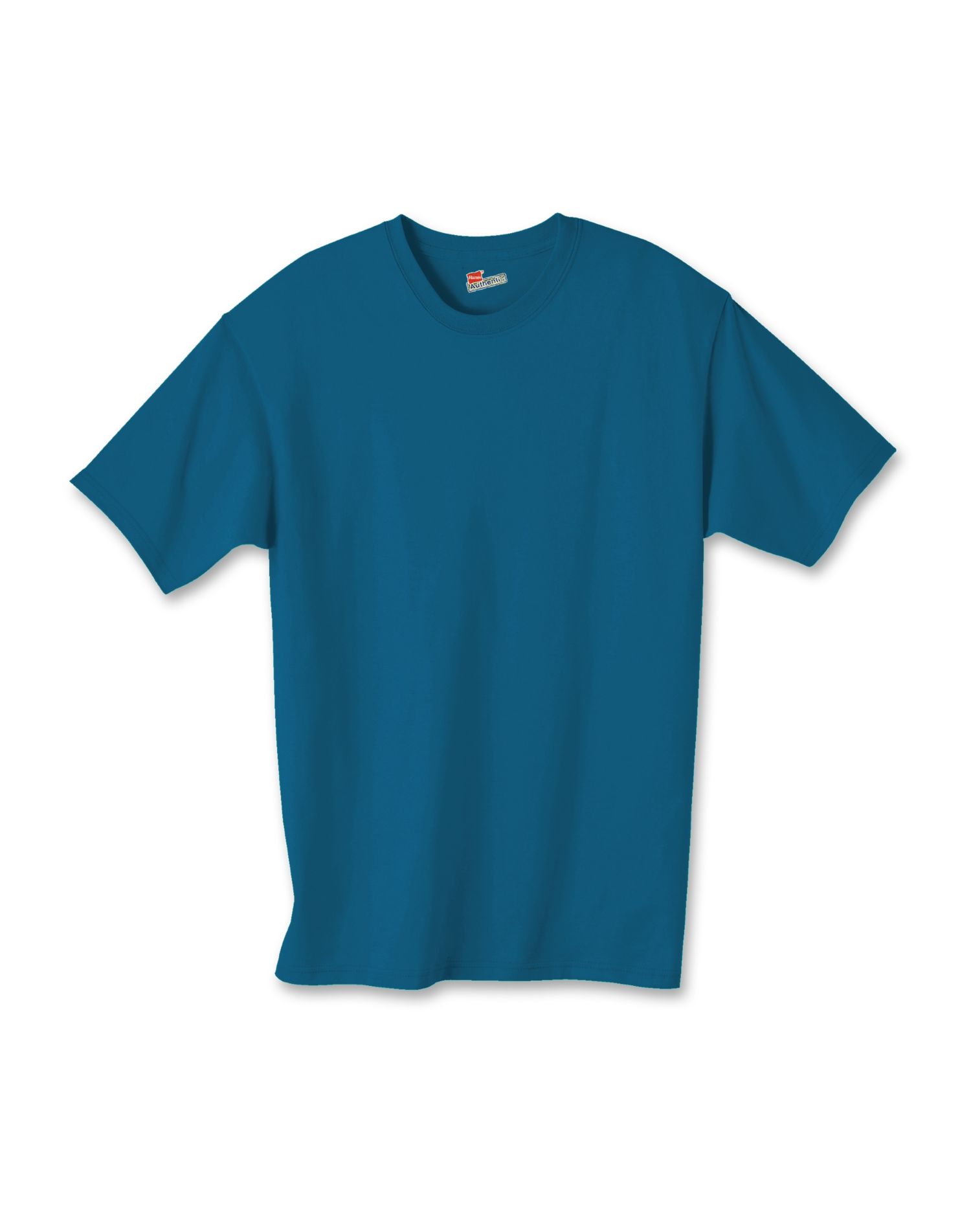 Hanes Authentic TAGLESS Kid`s Cotton T-Shirt, L, Sapphire