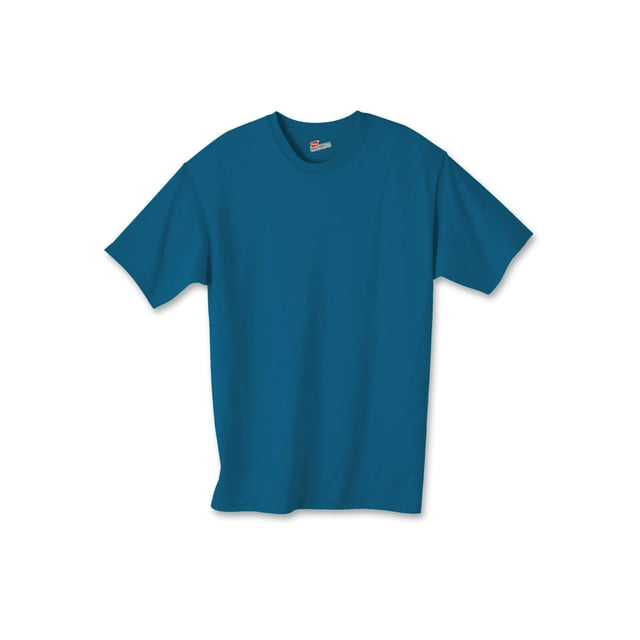 Hanes Authentic TAGLESS Kid`s Cotton T-Shirt, L, Sapphire