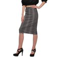 thumbnail image 2 of Moomaya Printed Knee Length Skirt For Women Plus Size Poly Spandex Skirt, 2 of 6