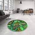 thumbnail image 4 of Ahgly Tapis Rectangulaire Lavable en Machine Intérieur Transitionnel Vert Forêt Foncé, 2 Pieds x 3 Pieds, 4 of 7