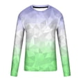 thumbnail image 4 of Meichang T-Shirt à Manches Longues pour Hommes Doux, T-Shirts Graphiques pour Hommes Tendance avec Imprimé 3D d'Illusion d'Optique, T-Shirts Mode à Col Rond pour le Gym à Manches Longues pour Hommes, 4 of 5