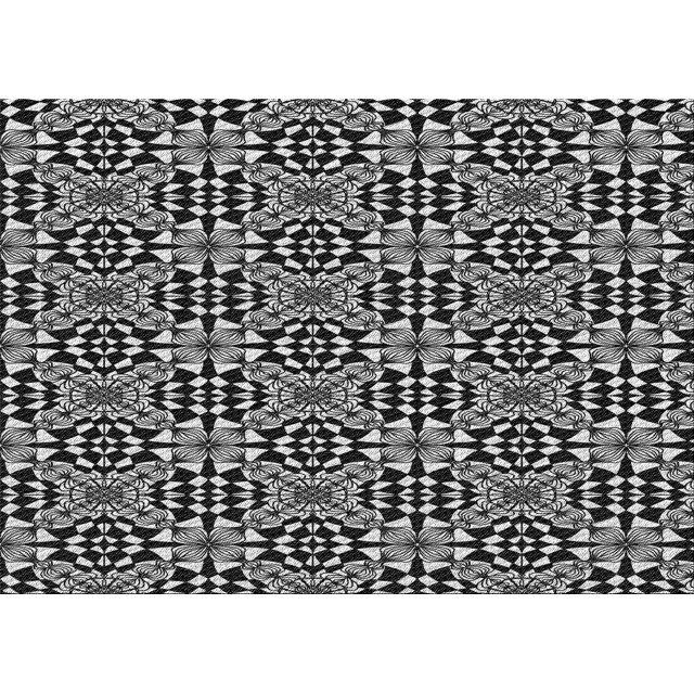 Ahgly Tapis Rectangulaire Lavable en Machine Intérieur Transitionnel Gris Minuit, 8 Pieds x 12 Pieds