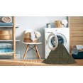 thumbnail image 2 of Ahgly Company Tapis d'Intérieur Lavables en Machine Rectangulaire Transitionnel Brun Chocolat, 5' x 7', 2 of 7
