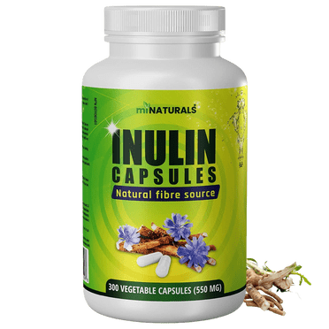 Inulin Fiber Capsules - 300 Veggie Capsules