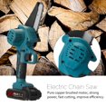 thumbnail image 4 of 21V Portable Mini Electric Pruning Saws Rechargeable Small Wood Spliting Chainsaw One-handed Woodworking Tool for, 4 of 8