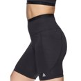 thumbnail image 2 of Reebok Women's Flex Highrise Compression Shorts with pockets, 2 of 4