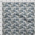 thumbnail image 3 of oneOone Georgette Viscose Fabric Leaves & Floral Ikat Decor Fabric Printed BTY 42 Inch Wide, 3 of 4