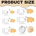 thumbnail image 4 of cookie cutters Cookie Cutter Set Bread For Perfect Includes Donut Cutters Variety Pack Baking Kitchen Appliances, 4 of 9