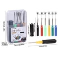 thumbnail image 3 of Leutsin Mini Screwdriver Set,Tiny Screwdriver Sets for Tiny Screws,Mini Precision Screwdriver Set with Case,Small Screwdriver Set for Repairing Computer Electronics,Toy Watches,Etc, 3 of 9