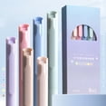 thumbnail image 4 of Uscallm 6 Color Fast Drying Retractable Ink Pens For Journaling, Planner, Diary, Note Taking, Fine Tip Glossy Gel Pens, 6-Pack Multicolor Writing Pens, 4 of 6