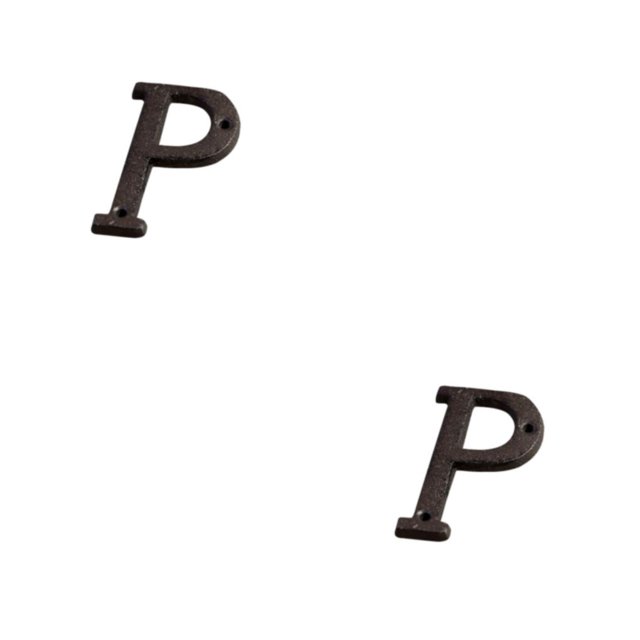 relayinert House Sign With Retro 3D Wide Range Of Uses And Durable Weather-resistant Metal House Numbers Retro 3D Sign P 2Set