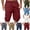 ZA-Red, variant on cllios Cargo Shorts for Men 2024 Summer Casual Bermuda Shorts Multi Pocket Outdoor Work Hiking Pants Loose Fit Elastic Waist Jogger Short Cargos