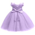 thumbnail image 4 of RXIRUCGD 2025 Vêtements d'Été pour Enfants Robe Bouffante en Maille Unie pour Filles Robe de Performance Formelle pour Filles, 4 of 4