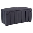 thumbnail image 1 of Strata Products Coffre de Terrasse Extérieur 85 Gal pour Rangement de Patio avec Couvercle à Double Porte, Noir, 1 of 7