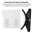 thumbnail image 3 of Headband Magnifier Glasses, 3.7V 2 Adjustable Brightness 3 LED Light Head Mounted Magnifying Glasses  For Home Reading Room, 3 of 8