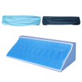 thumbnail image 2 of Oreiller en Coin pour Lit 2 Pcs Housse Lavable Oreiller Incliné pour Lit Oreiller en Triangle en Coin Bleu Petit, 2 of 8