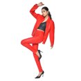 thumbnail image 4 of Pantalon Extensible en Cuir pour Femmes avec Poches, 4 of 8