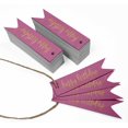 thumbnail image 3 of Inkdotpot Pack Of 100 Happy Birthday Favor Paper Tags Craft Real Gold Foil Hang Tags, 3 of 6
