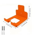 thumbnail image 1 of Jotiva Wall Mounted Drill Storage Rack Steel Garage Tool Organizer Hook for Power Drills and Garden Tools, 1 of 6