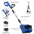 thumbnail image 2 of SOYUS 20V Cordless Snow Shovel, Electric Snow Shovel with Adjustable Front Handle&Dust Bag, Blue, 2 of 7