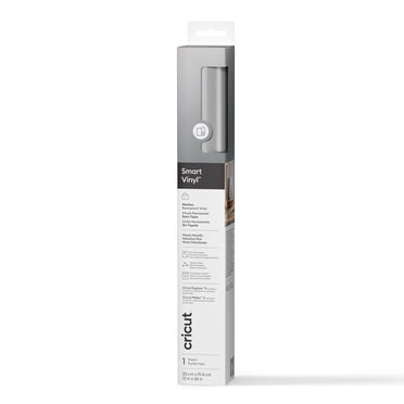 Cricut® Smart Vinyl™ Matte Metallic Matless Permanent Vinyl (3 ft), Silver