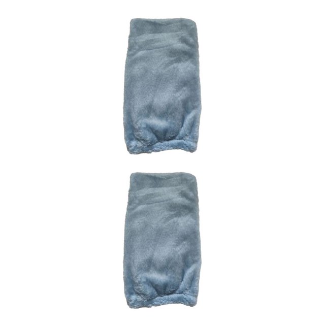 kurtrusly Plush Over Knee Socks Stay Warm In Style Cold Weather Gift Idea Winter Plush Over Knee Socks Fit light blue 2Set
