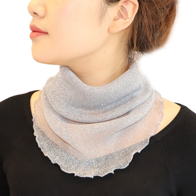 Women Scarf Sun-proof Decorative Ethnic Necklace Scarf Infinity Scarf for Summer