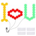 thumbnail image 1 of Yescom 40 Block Smart LED Hexagon Light Panel Touch Sensitive Magnetic Wall Mount DIY Gifts, 1 of 10
