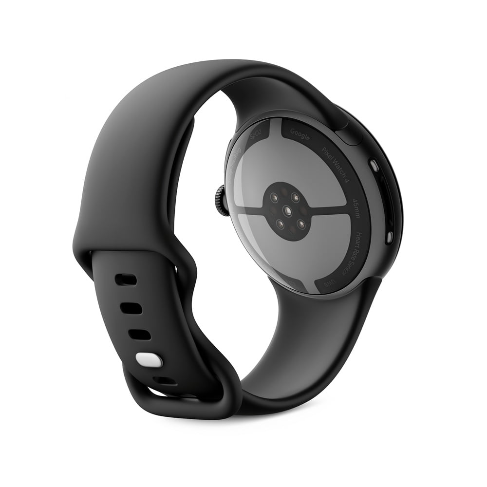 Google Pixel Watch 4 (WiFi), 45mm Matte Black Aluminum Case with