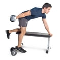thumbnail image 4 of CAP Strength Banc de musculation plat utilitaire (capacité de poids de 600 lb), gris, 4 of 6