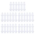 thumbnail image 4 of 5Pcs Garden Picket Fence Plastic White Edgings Decorative Landscape Path Panels, 4 of 5