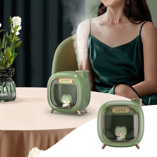 Yhmxh Home Accessories Apartment Essentials New Cute Baby Styling Cute Mini USB Home Desktop Bedroom Humidifier Gift,Dual Spout Design Bedroom Home Office,Small Purification Big Spray,Mini Humidifier.