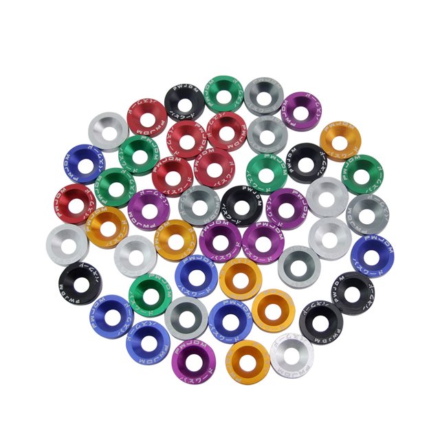 Becaristey Multifunctional Car Screw Bonnet Gaskets Sturdy And Durable Convenient To Wear-resistant Blue screw 1Set