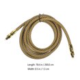 thumbnail image 3 of Miangastore Gold Plated Connector Optical Audio Cable Golden 1Set 7mm Diameter, 3 of 8