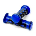 thumbnail image 1 of Krator ATV / PWC Watercraft Gel Hand Grips Blue Rubber Compatible with Kawasaki Predator, 1 of 5