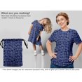 thumbnail image 5 of oneOone Viscose Jersey Medium Blue Fabric Tropical Craft Projects Decor Fabric Printed By The Yard 60 Inch Wide, 5 of 5