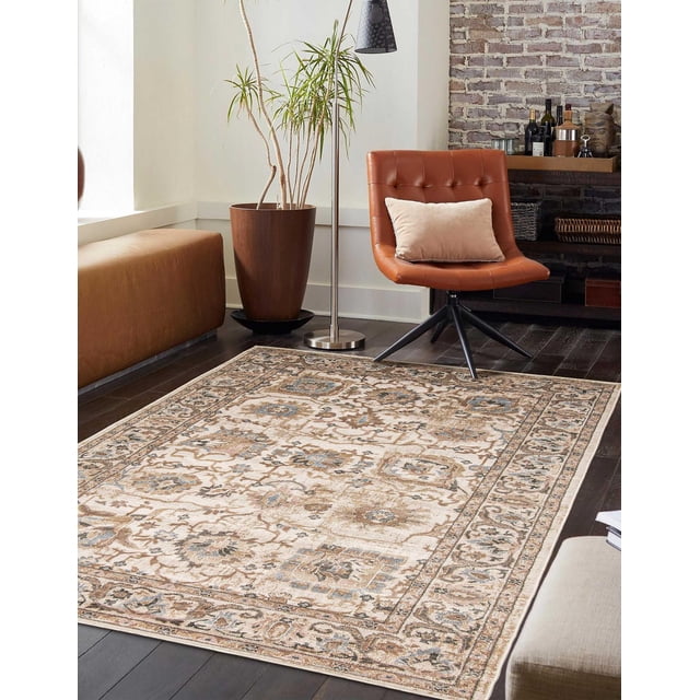 ECARPET Tuscany Traditional Area Rug for Living Room, Bedroom, Dining Room, Entrance, Hallway and More.