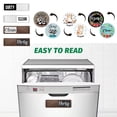thumbnail image 3 of EZLIFE Dishwasher Magnet Clean Dirty Sign Farmhouse Rustic Wood Design Black andWhite[, 3 of 3