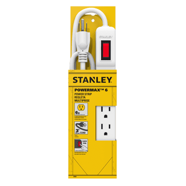 Stanley PowerMax 6-Outlet Power Strip