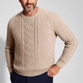 thumbnail image 2 of EYWGYA Chemises en Flanelle pour Hommes Automne/hiver, Chemises à Manches Longues pour Hommes, Chandail Décontracté Mode pour Hommes à Col Rond Extensible, Couche de Base en Tricot à Manches Longues, 2 of 4
