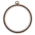 thumbnail image 1 of jifeng 4 inch - 10 inch Round Adjustable Embroidery Hoops Imitation-wood Plastic Circle 17cm, 1 of 6