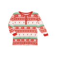 thumbnail image 4 of Ensembles de Pyjamas Assortis pour Famille Pyjamas de Noël Haut Imprimé avec Bas à Carreaux, 4 of 10