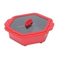 thumbnail image 2 of Elodie Microwave Toaster Sandwich Maker Cookware for Breakfast Restaurant Fried Egg Red, 2 of 8