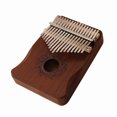 thumbnail image 1 of 17 Keys Kalimba African Thumb Finger Piano Wood Kalimba Portable Musical Instrument, 1 of 8
