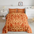 thumbnail image 1 of Erosebridal Aztec Damask Bedding Toddler Comforter Set, Retro Floral Down Comforter, Bohomian Theme Decor, Reversible, 1 of 7
