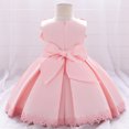 thumbnail image 3 of Wedding Dress for Girls Kids Girls Ruffled Princess Bridesmaid Pageant Gown Birthday Party Wedding Dress Party Dress for Girls Princess Dress for girls Birthday Dress, 3 of 8