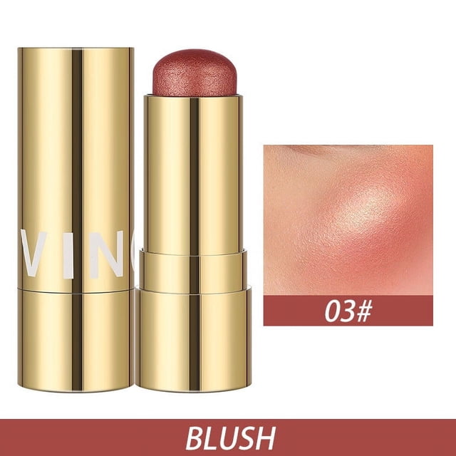 Weiqiqre Deals 3 In 1 Multi Stick Trio Face Makeup, Cream Blush Stick for Cheeks & Lips, Contour Stick & Highlighter Makeup Sticks for All Skin