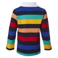 thumbnail image 2 of Sportoli Polo Rugby à Manches Longues en Coton à Larges Rayures pour Garçons - Multicolore (Taille 12), 2 of 7