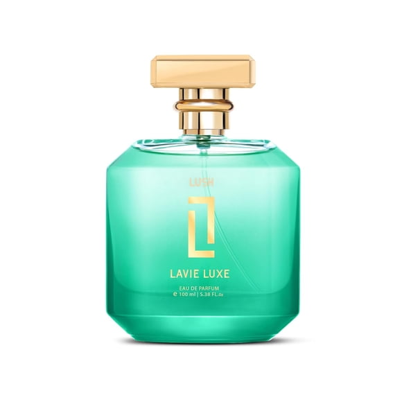 Lavie Luxe Eau de Parfum Luxuriante pour Femme 100 ml, 3,4 Fl Oz / Parfum de Luxe Longue Tenue pour Filles - avec des Notes Sucrées, de Jasmin et de Vanille / Cadeau Parfait pour Épouse, Blonde, Mère - Tenue de Fête