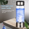 thumbnail image 2 of 420ML Hydrogen Water Ionizer Cup Portable Rechargeable Rapid Electrolysis Hydrogen-rich Water Maker Glass Bottle, 2 of 7